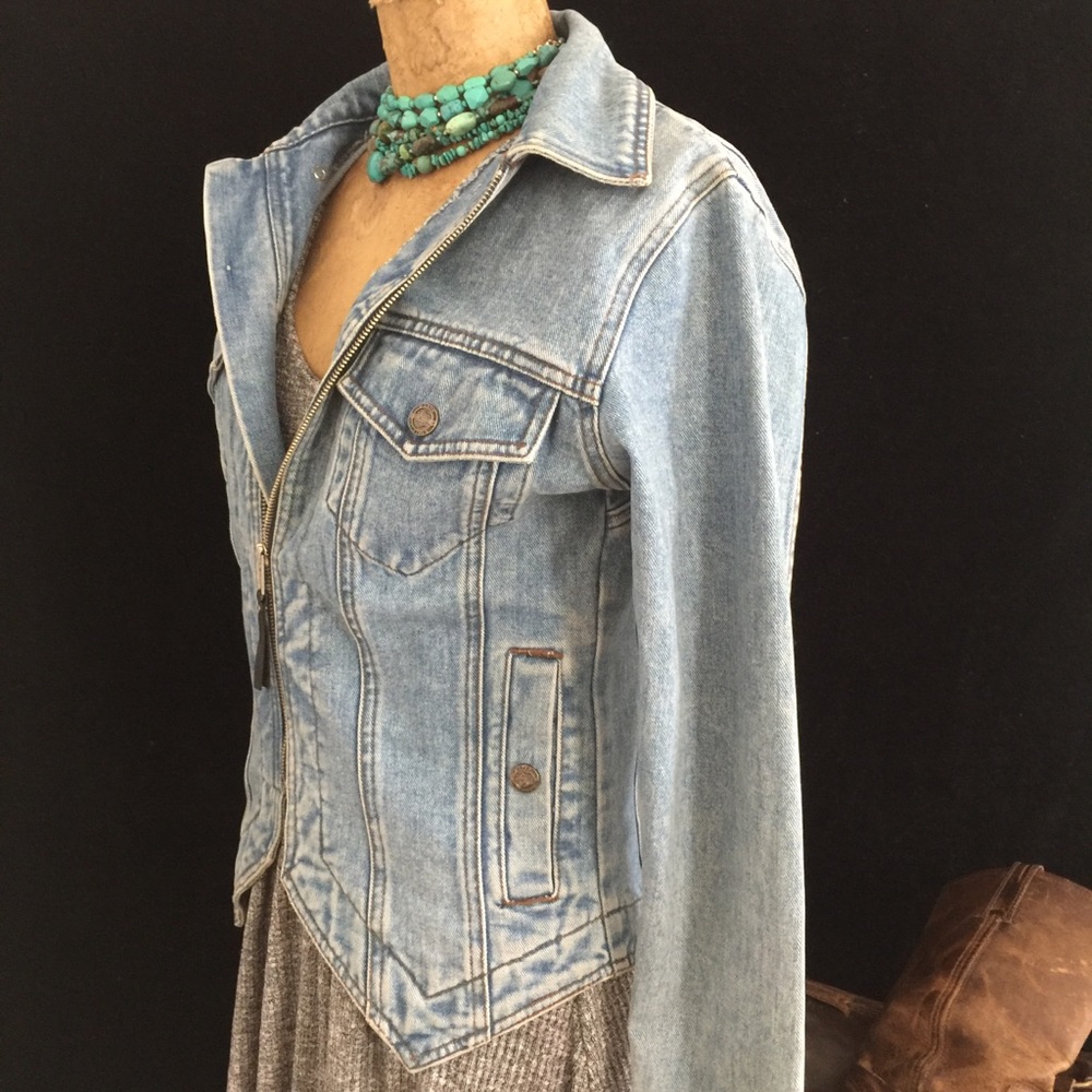 Vintage Harley Davidson Denim Jacket XS